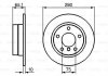 ДИСК ГАЛЬМIВНИЙ ЗАДНIЙ BOSCH 0 986 479 217 (фото 6)