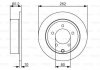 ДИСК ГАЛЬМIВНИЙ ЗАДНIЙ BOSCH 0 986 479 A39 (фото 1)