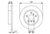 ДИСК ГАЛЬМIВНИЙ ЗАДНIЙ BOSCH 0986479D17 (фото 5)