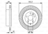 ДИСК ГАЛЬМIВНИЙ ЗАДНIЙ BOSCH 0 986 479 U44 (фото 1)