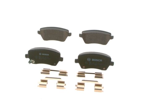 Фото гальмівні колодки BOSCH 0 986 494 160 ГАЛЬМІВНІ КОЛОДКИ BOSCH 0 986 494 160