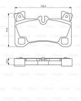 ДИСКОВI КОЛОДКИ ЗАДНI BOSCH 0 986 494 205 (фото 1)