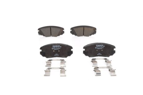 Комплект гальмівних колодок з 4 шт. дисків BOSCH 0986494632