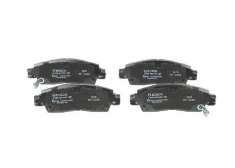 ДИСКОВI КОЛОДКИ ЗАДНI BOSCH 0986494858