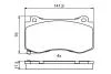Колодки гальмівні дискові BOSCH 0 986 494 870 (фото 8)
