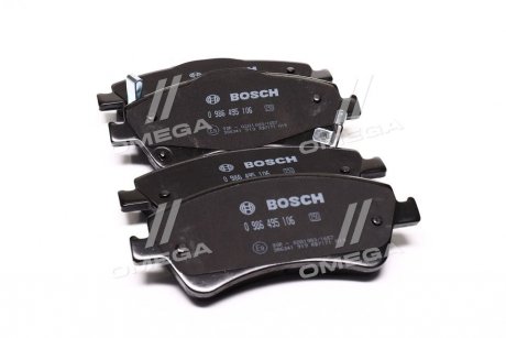 Колодки гальмівні BOSCH 0 986 495 106