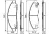 ГАЛЬМІВНІ КОЛОДКИ, ДИСКОВІ BOSCH 0 986 495 159 (фото 5)