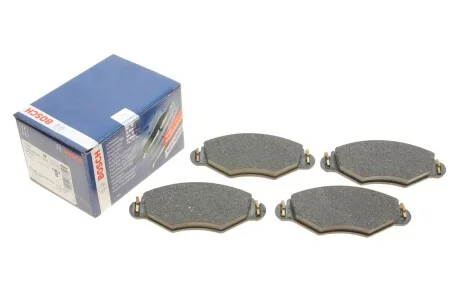 Колодки гальмівні дискові, комплект (Ви-во) BOSCH 0 986 495 244