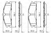 Комплект гальмівних колодок з 4 шт. дисків BOSCH 0986495399 (фото 1)
