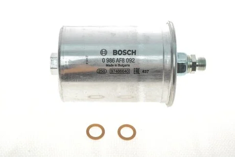 Фільтр паливний MB 190 (W201) 82-93 (вир-во) BOSCH 0986AF8092