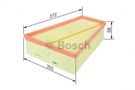 Фільтр повітряний BOSCH 1457433555