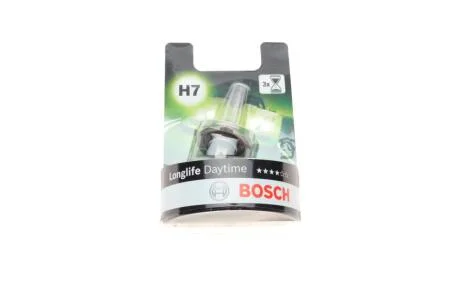 Лампа розжарювання H7 12V 55W PX26d daytime (blister) (вир-во Bosch) BOSCH 1 987 301 057