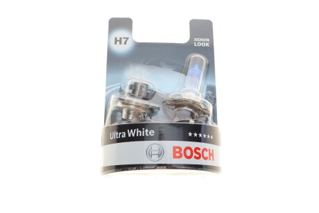 Автолампа ULTRA WHITE (12V 55W H7 PX26d) BOSCH 1987301441