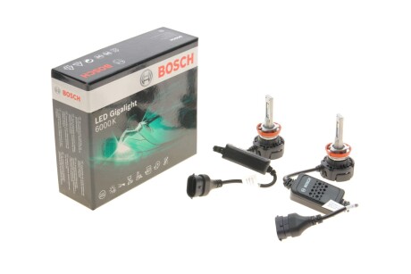Автолампа свiтлодiодна LED 12V H8 30W BOSCH 1987301558