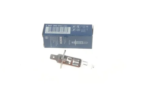 Лампа накалювання 12V 55W H1 PURE LIGHT (вир-во) BOSCH 1 987 302 011