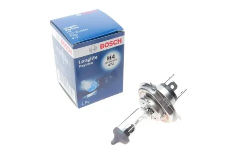 Лампа h4 daytime 12 v w-v (вир-во Bosch) BOSCH 1 987 302 048