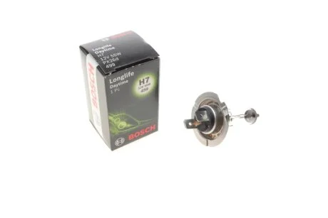 Лампа розжарювання H7 12V 55W PX26d LONGLIFE DAYTIME (вир-во Bosch) BOSCH 1 987 302 078