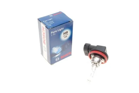 Лампа розжарювання H9 12V 65W PGJ19-5 PURE LIGHT (вир-во Bosch) BOSCH 1 987 302 082