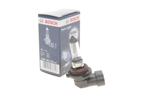 Лампа hb4 standard 12v wv (вир-во Bosch) BOSCH 1 987 302 153