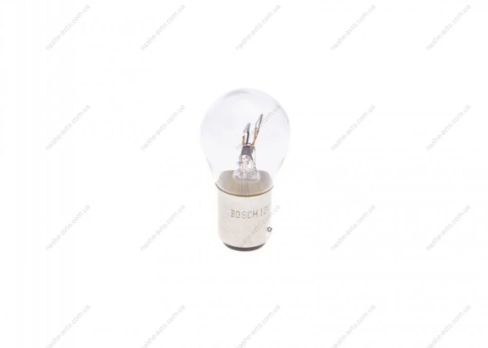 Лампа розжарювання P21/4W 12V 21/4W BAZ15d ECO (вир-во) BOSCH 1987302813 (фото 1)