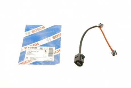 Датчик зносу колодок VW, AUDI, PORSCHE (вир-во Bosch) BOSCH 1 987 473 013