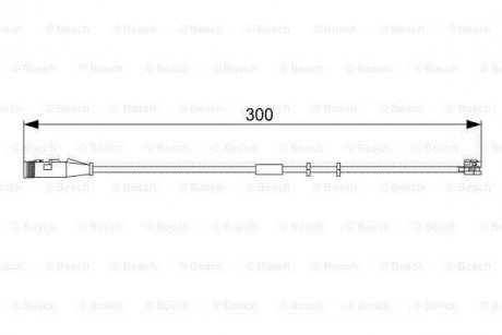ДАТЧИК ЗНОШУВАННЯ ДИСК.КОЛ.ПЕРЕД BOSCH 1 987 473 033