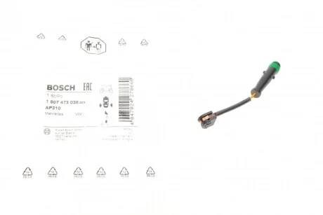 Датчик зносу гальмівних колодок BOSCH 1987473038