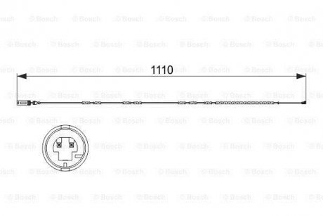 Датчик зносу гальмівних колодок BOSCH 1987473515