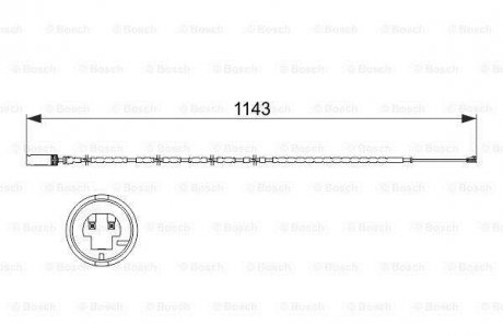 Датчик зношування колодок BOSCH 1987473517