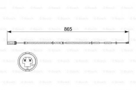 Датчик зношування колодок BOSCH 1987473519