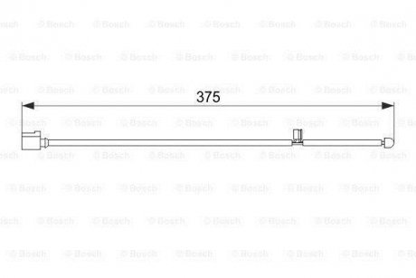 Датчик зношування колодок BOSCH 1987474562