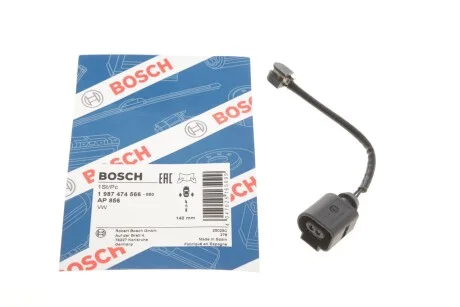 Датчик зносу задн.торм.накладок VW, PORSCHE (вир-во Bosch) BOSCH 1 987 474 566