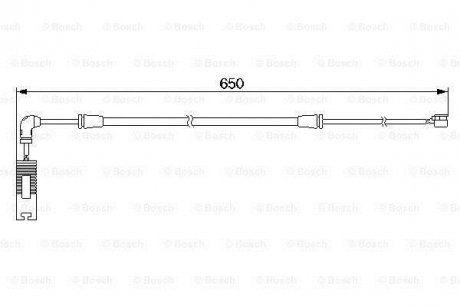 Датчик зношування колодок BOSCH 1987474960