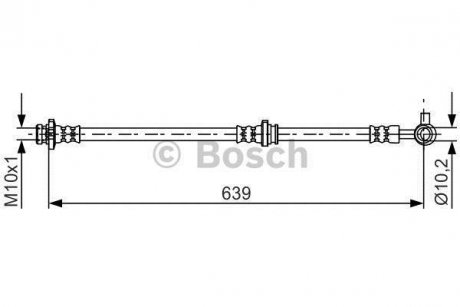 Тормозний шланг BOSCH 1987481697