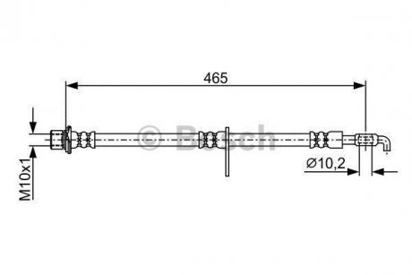 Тормозний шланг BOSCH 1987481923