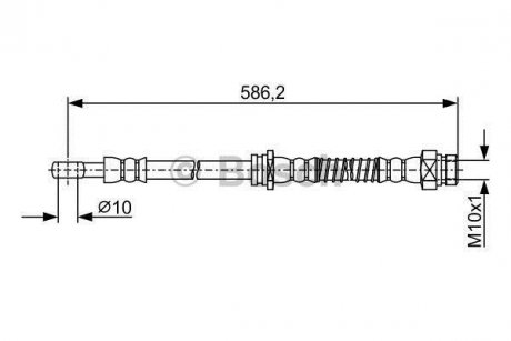 Тормозний шланг BOSCH 1987481959