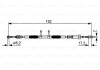 Трос ручного гальма BOSCH 1 987 482 450 (фото 1)