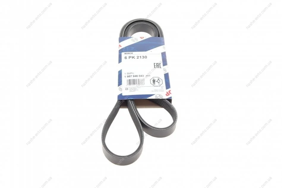Ремінь п-клинової 6pk2130 (вир-во Bosch) BOSCH 1 987 946 043 (фото 1)