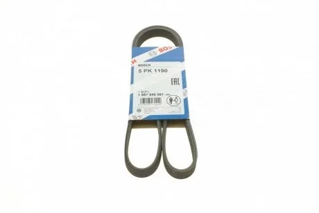 Ремінь п-клинової 5pk1190 (вир-во Bosch) BOSCH 1 987 946 061