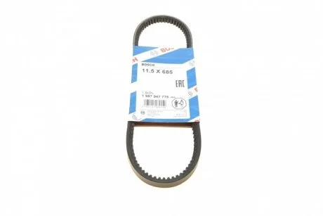 Ремінь клиновий AVX 11.5х685 (вир-во Bosch) BOSCH 1 987 947 778