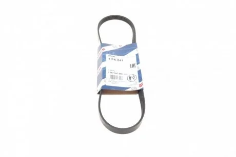Ремінь п-клинової 4pk841 (вир-во Bosch) BOSCH 1 987 947 805