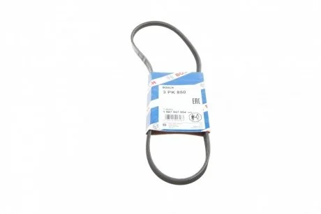 Ремінь п-клинової 3pk850 (вир-во Bosch) BOSCH 1 987 947 854