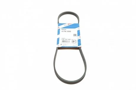 Ремінь поліклін. 4PK850 (вир-во Bosch) BOSCH 1 987 947 895