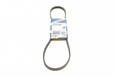 Ремінь п-клинової 4pk920 (вир-во Bosch) BOSCH 1 987 947 902