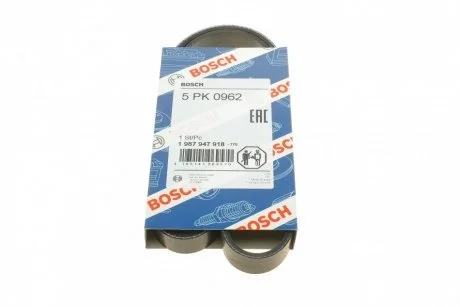 Ремінь п-клинової 5pk962 (вир-во Bosch) BOSCH 1 987 947 918