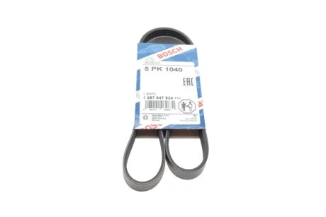 Ремінь п-клинової 5pk1040 (вир-во Bosch) BOSCH 1 987 947 924