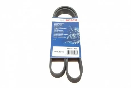 Ремень генератора 6PK1045 Сенс 1.4 BOSCH 1 987 947 940