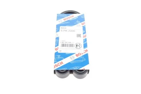 Ремінь поліклін. 6PK2000 BOSCH 1 987 947 956