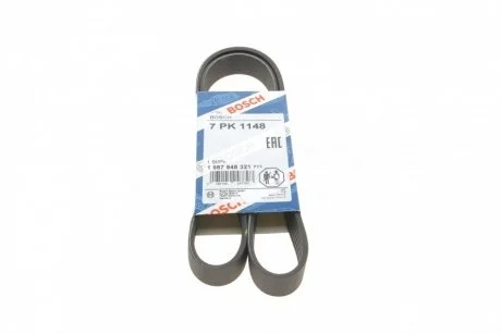 Ремінь п-клиновий 7pk1148 (вир-во Bosch) BOSCH 1 987 948 321
