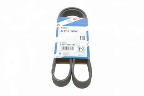 Ремінь п-клинової 6рк1090 BOSCH 1 987 948 381